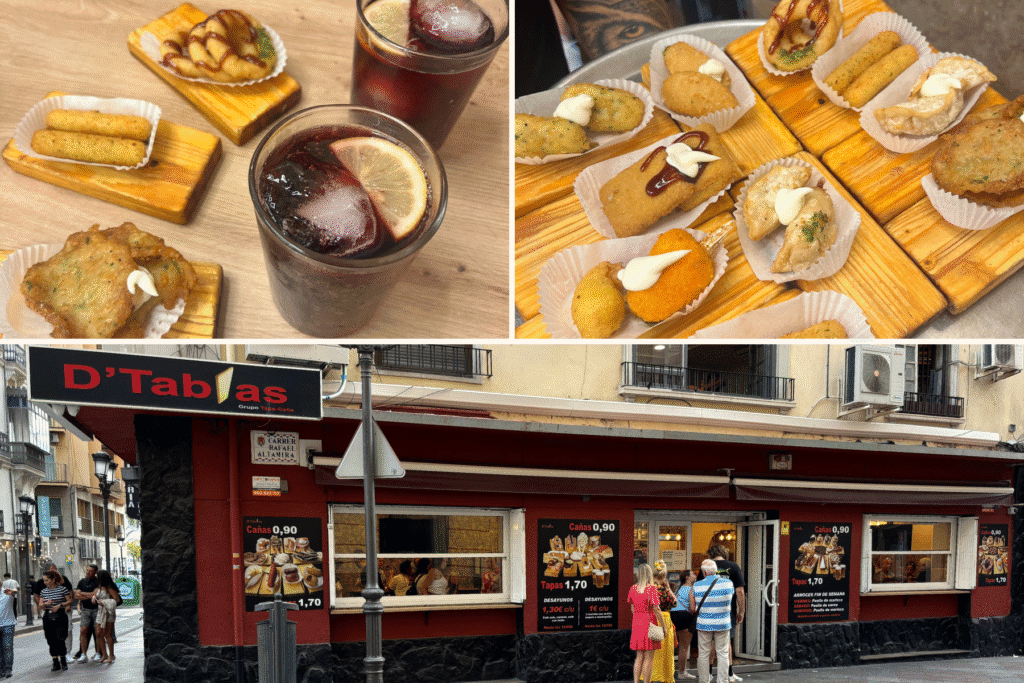 Gdzie zjeść w Alicante tapas - Tapa-Caña (D'Tablas)