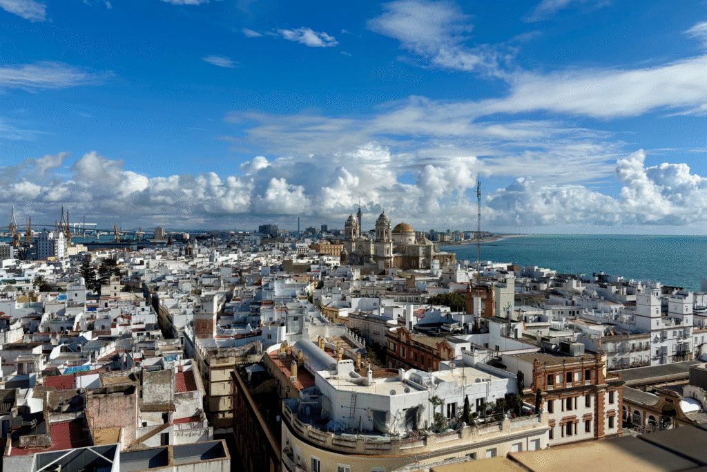 Co zobaczyć w Kadyksie - widok z wieży Tavira
