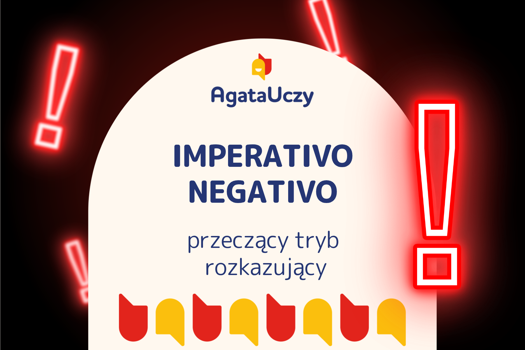 Agata Uczy - Imperativo negativo – przeczący tryb rozkazujący w języku hiszpańskim