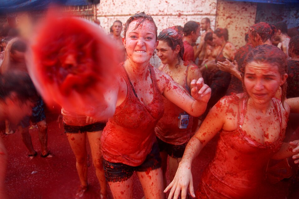 la tomatina popularne święto w Hiszpanii